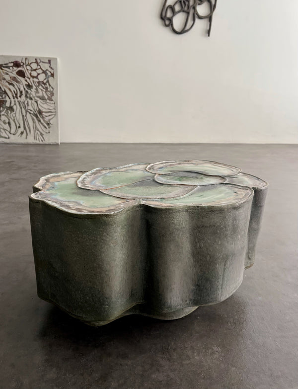 "Lines with Earth" Side Table